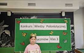 Galeria aktualności Szkolny Konkurs Wiedzy Polonistycznej dla uczni&oacute;w klas 3 1