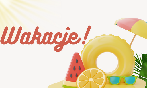 plakat wakacje